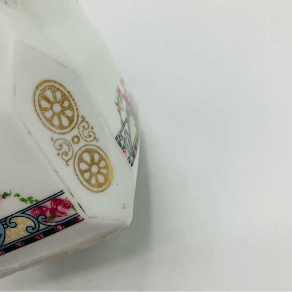 Vintage Victoria Czechoslovakia “Barley” Porcelain Canister (No Lid) - Picture 10 of 14